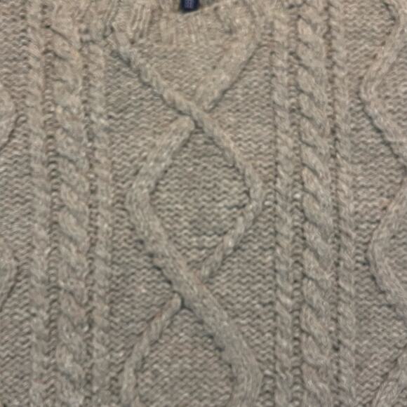 Vintage 90 Tommy Hilfiger Men XXL Knit Adult Beige Pullover Crewneck  Wool Blend - Picture 1 of 6